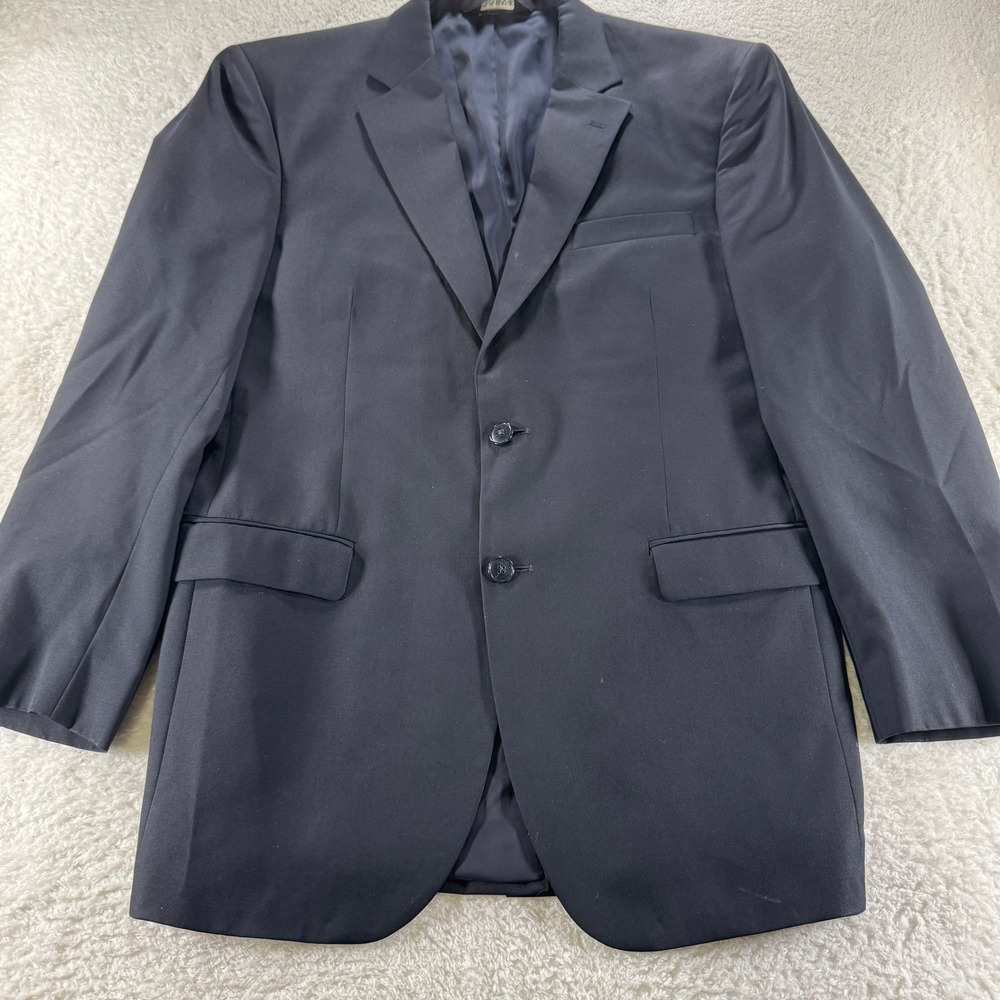 JOS A‎ BANK Traveler 39R Tailored Fit Navy Two Button Blazer Sport Coat Jacket
